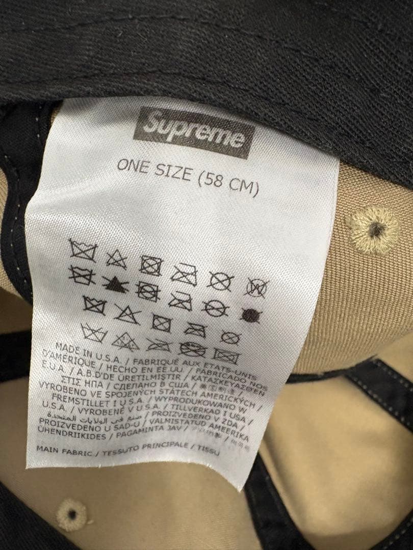 supreme mm6 コラボキャップ 上