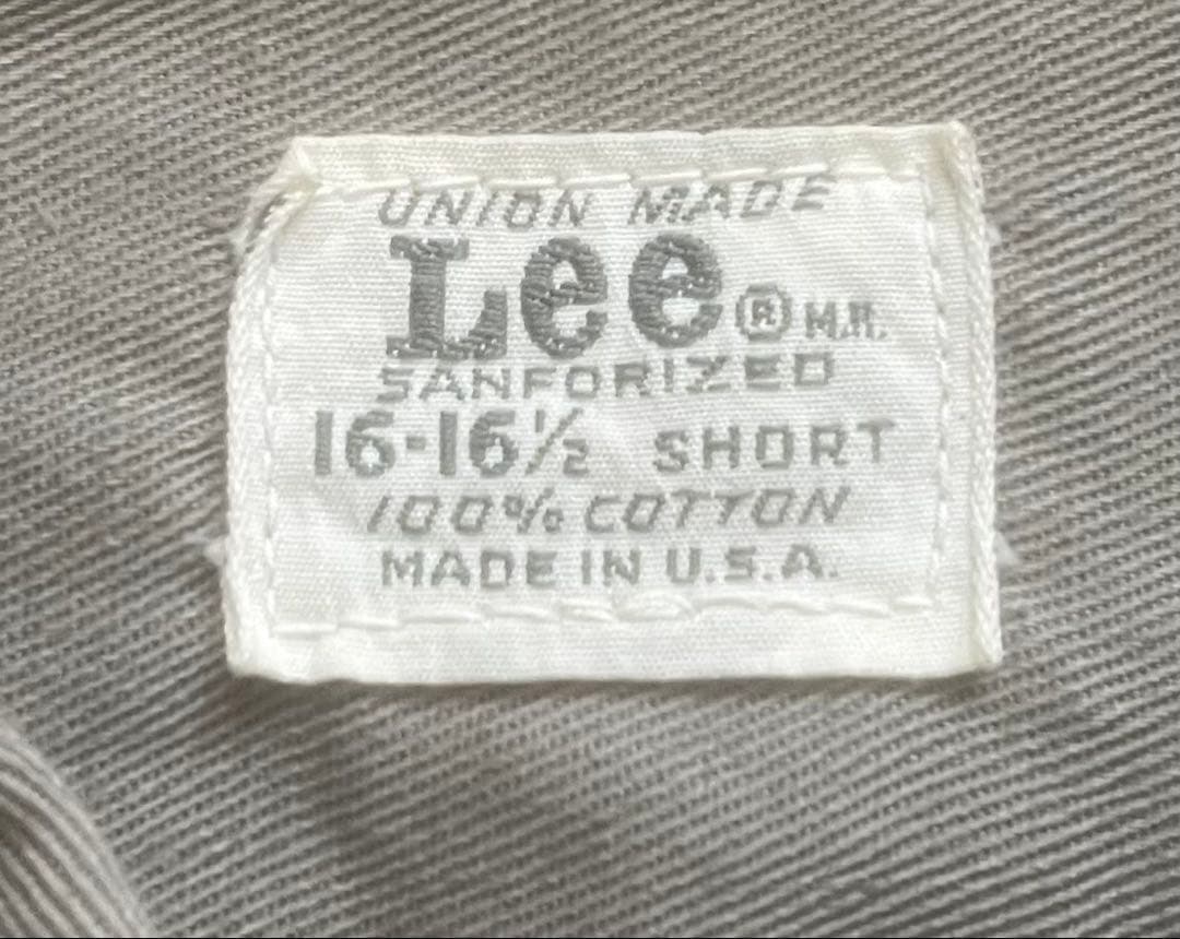 【AMOSYX 】60s-70s Lee ワークシャツ 16 1/2