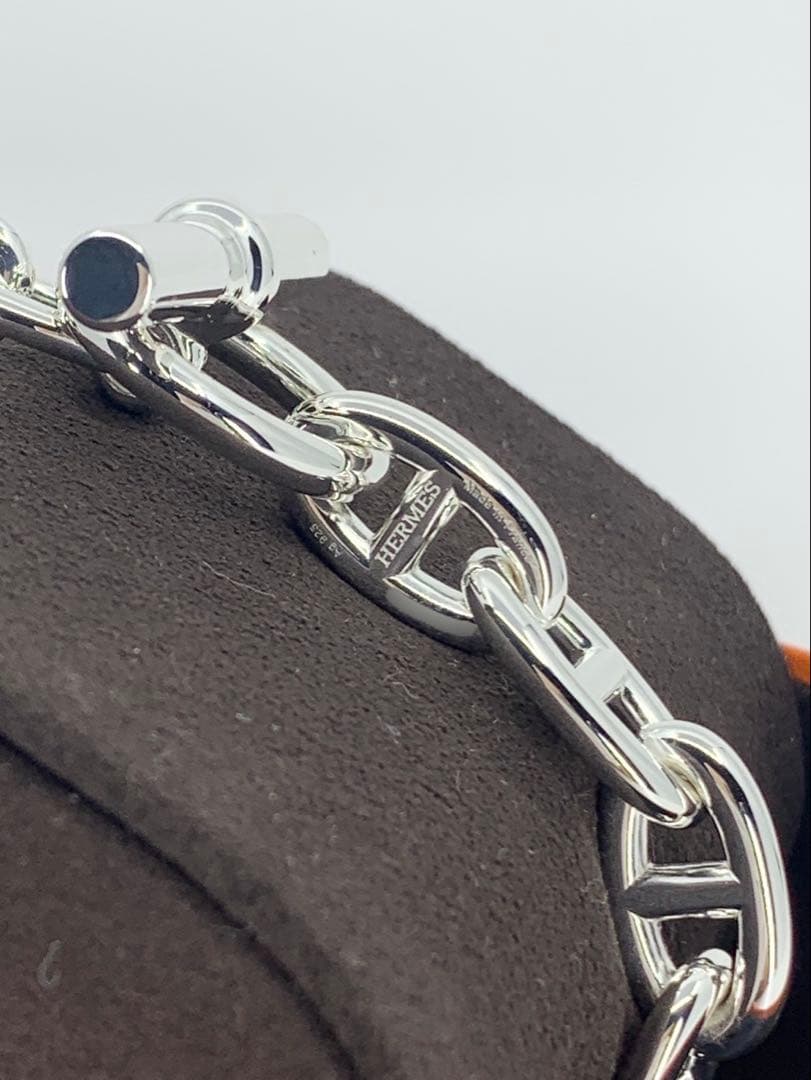 HERMES エルメス シェーヌダンクル GM14 14コマ　シルバー