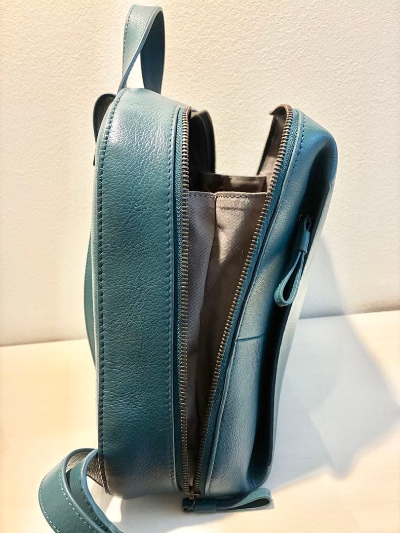 マザーハウスMOTHERHOUSE カゼマトウ リュックM グリーニッシュブルー