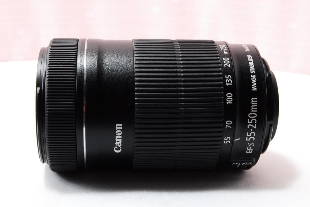 〓望遠STM付〓キヤノン EF-S 55-250mm F4-5.6 IS STM