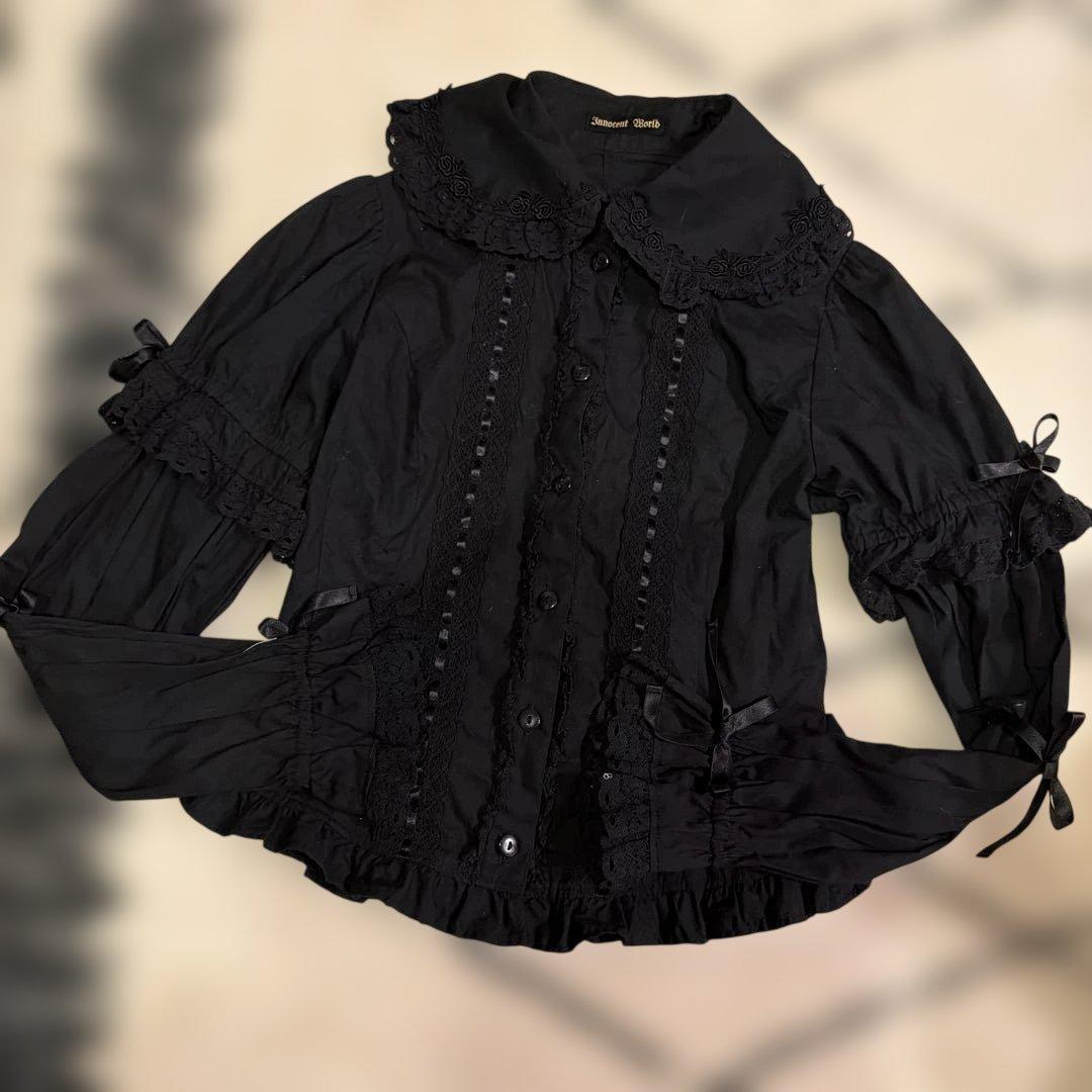innocent World ブラウス　黒