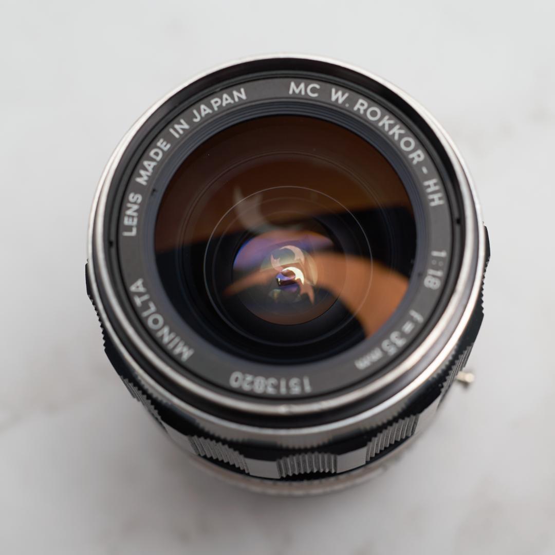 MINOLTAW MC W ROKKOR HH 35mm F1.8 ミノルタ