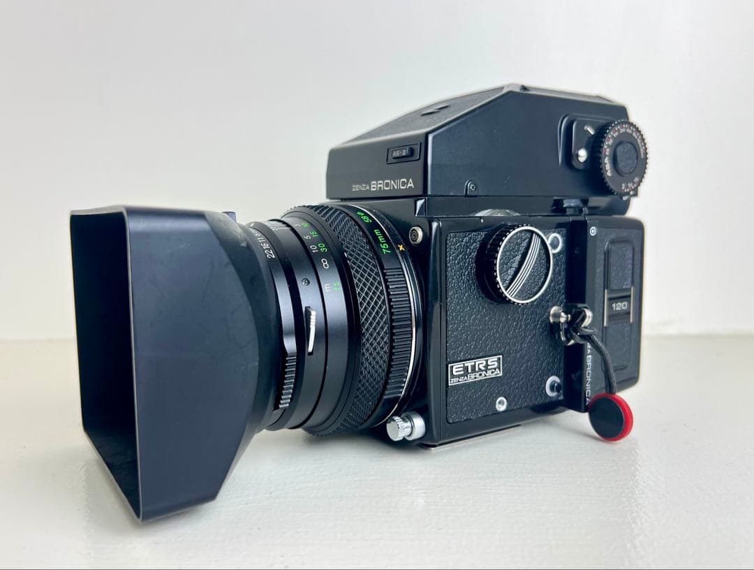 ZENZA BRONICA ETR S 中判カメラ 75mm F2.8 レンズ