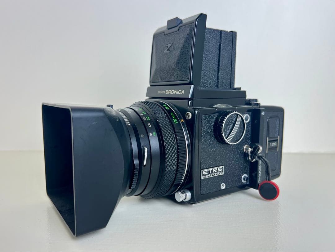 ZENZA BRONICA ETR S 中判カメラ 75mm F2.8 レンズ