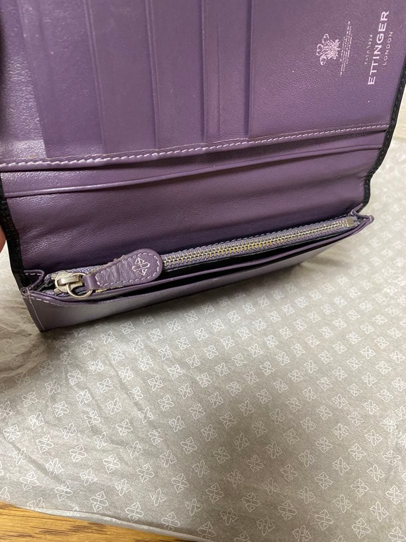 ◾️ETTINGER ◾️ST2112 スリムロングウォレット ポケット付