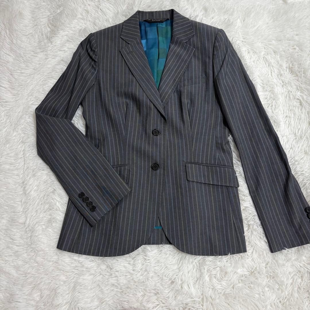 ポールスミス　Black label スーツ　セットアップ　グレー　L