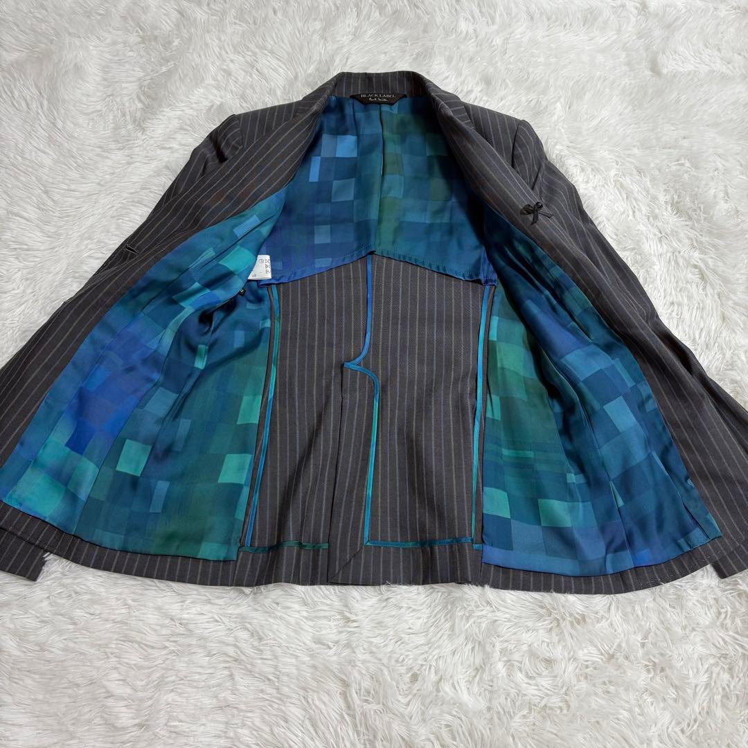 ポールスミス　Black label スーツ　セットアップ　グレー　L