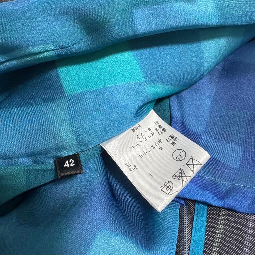 ポールスミス　Black label スーツ　セットアップ　グレー　L