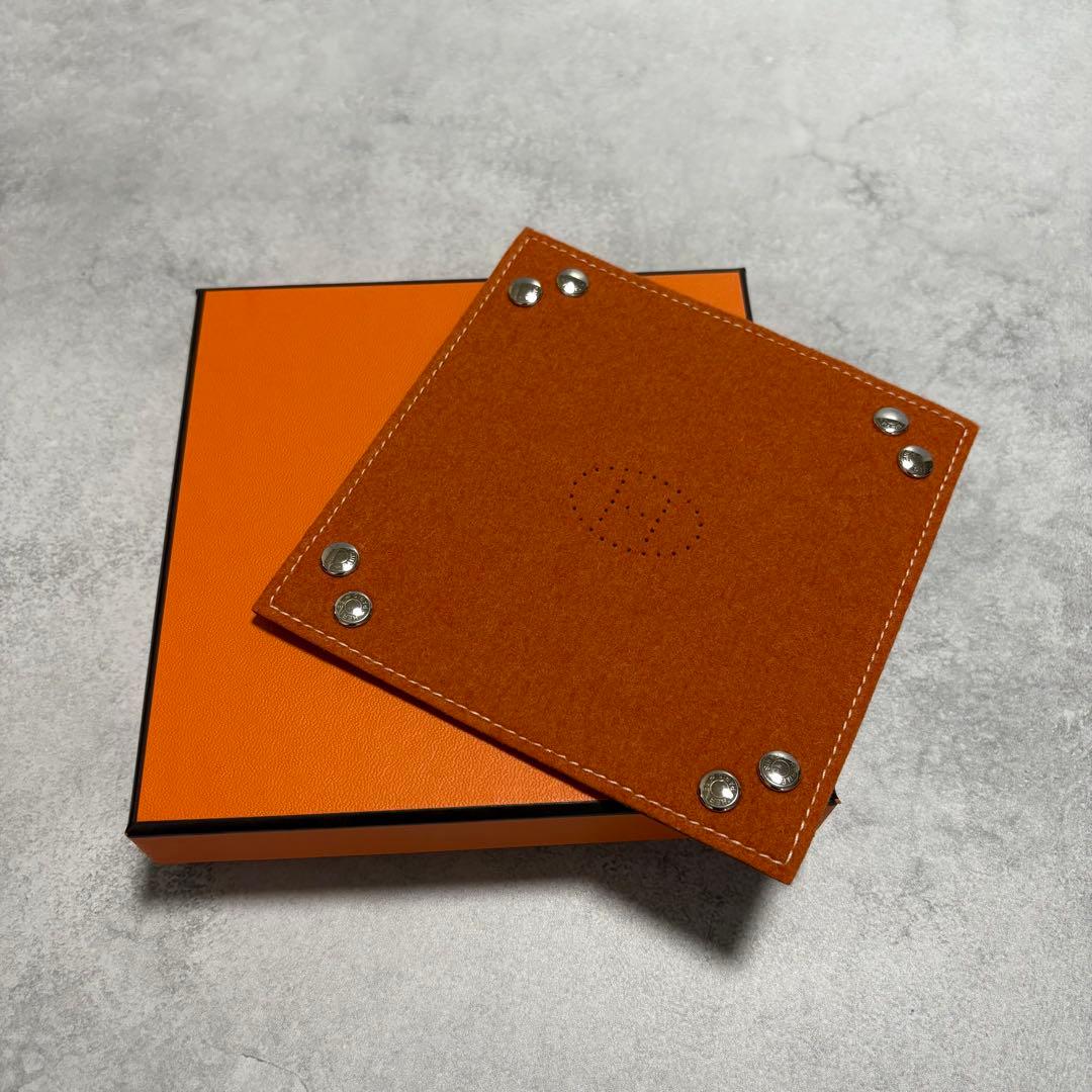 【箱・タグ付き】HERMES ヴィドポッシュミニ トレー バイカラー