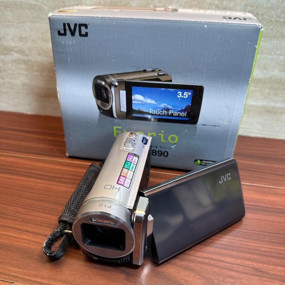ほぼ未使用 Victor JVC GZ-HM890-S ビデオカメラ 0121