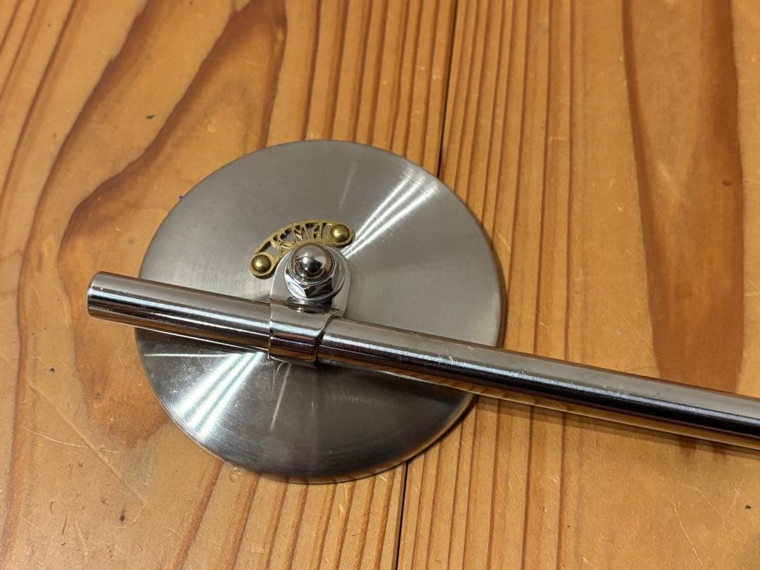 JCMA Φ80 モーターロック　ミラー ラウンドミラー　ヘアライン