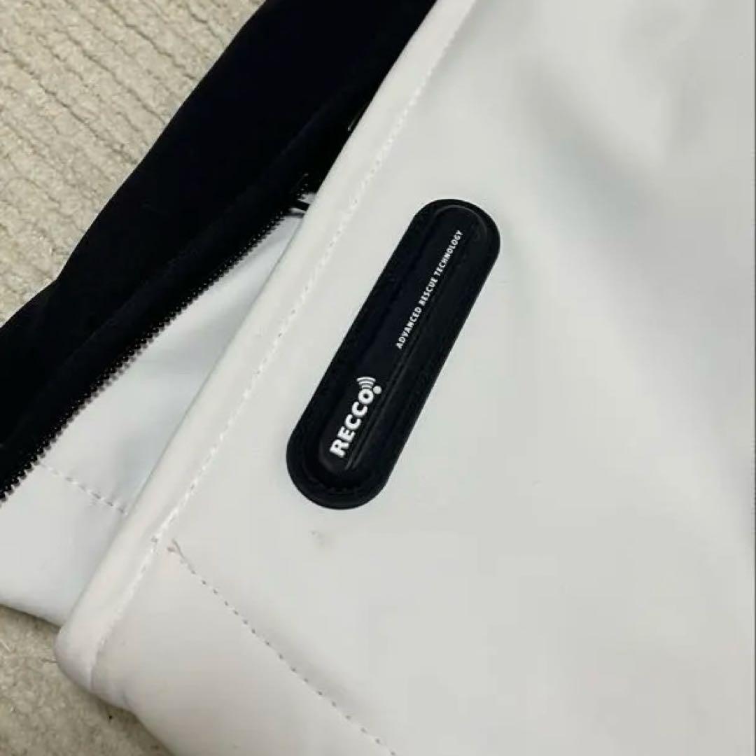 【1回のみ着用】ZARAホワイト フルボディスーツ スキーウェアS