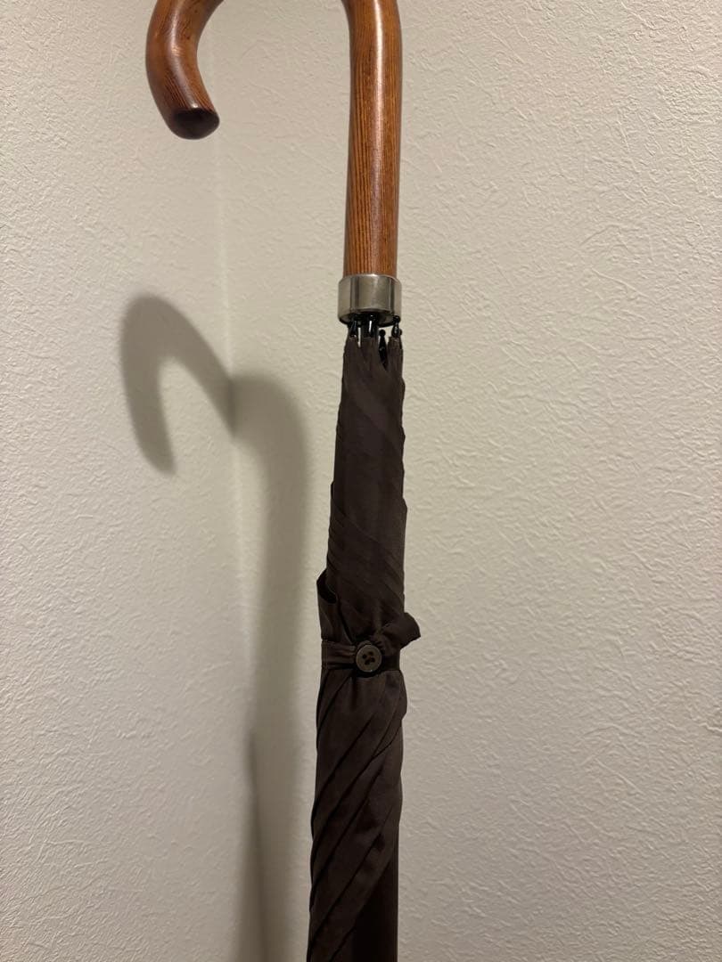 Fox umbrellas フォックスアンブレラ　長傘　ダークブラウン