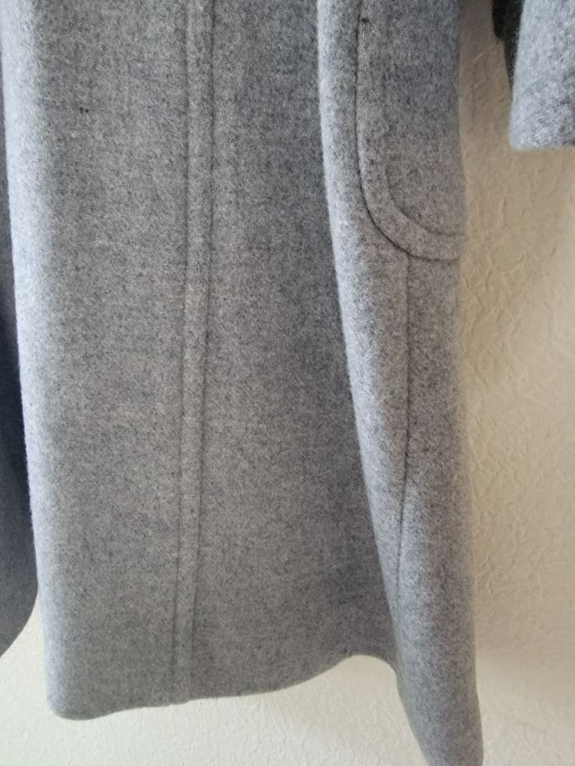 【M.Fil】美品♡ダッフルコート ロングコート　サイズ38 グレー