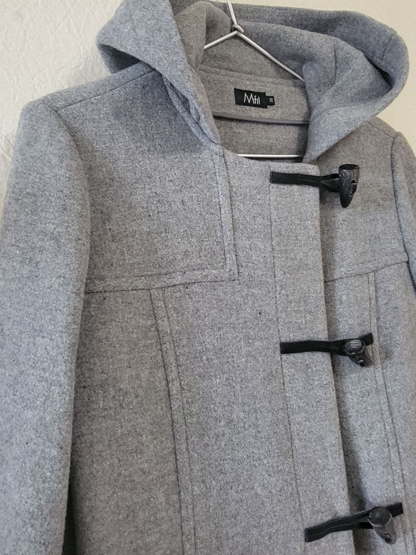 【M.Fil】美品♡ダッフルコート ロングコート　サイズ38 グレー