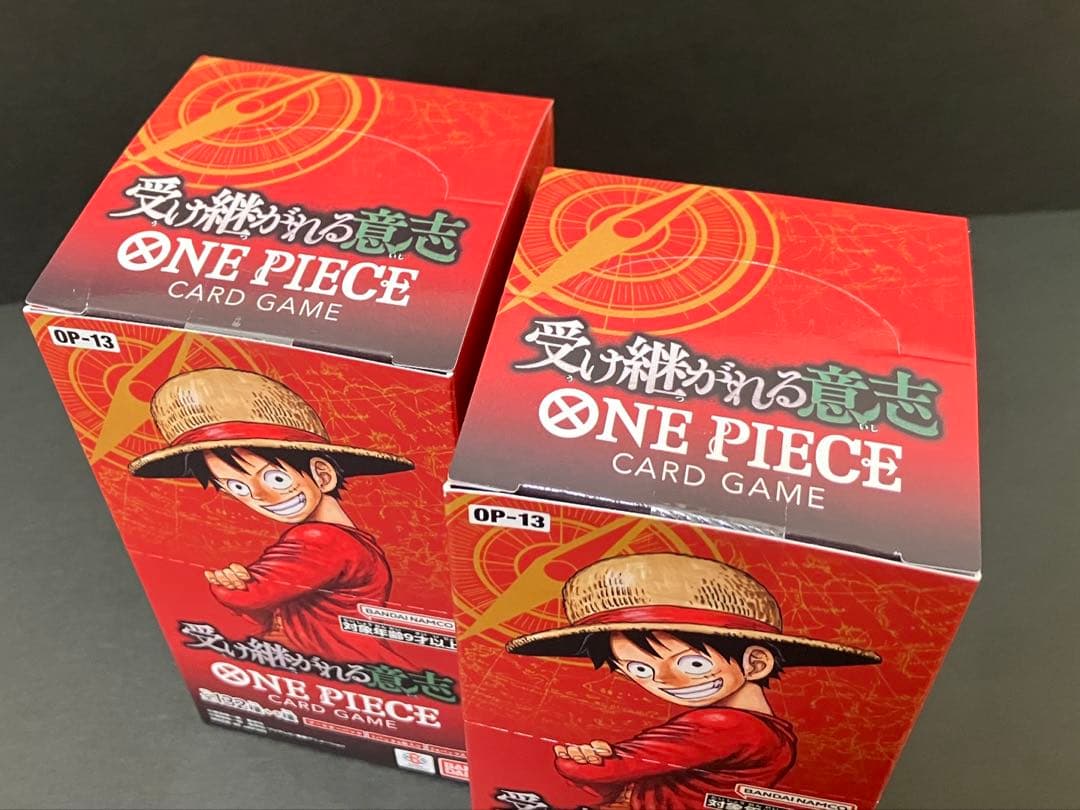 ワンピースカードゲーム　受け継がれる意志　2BOX テープ付き