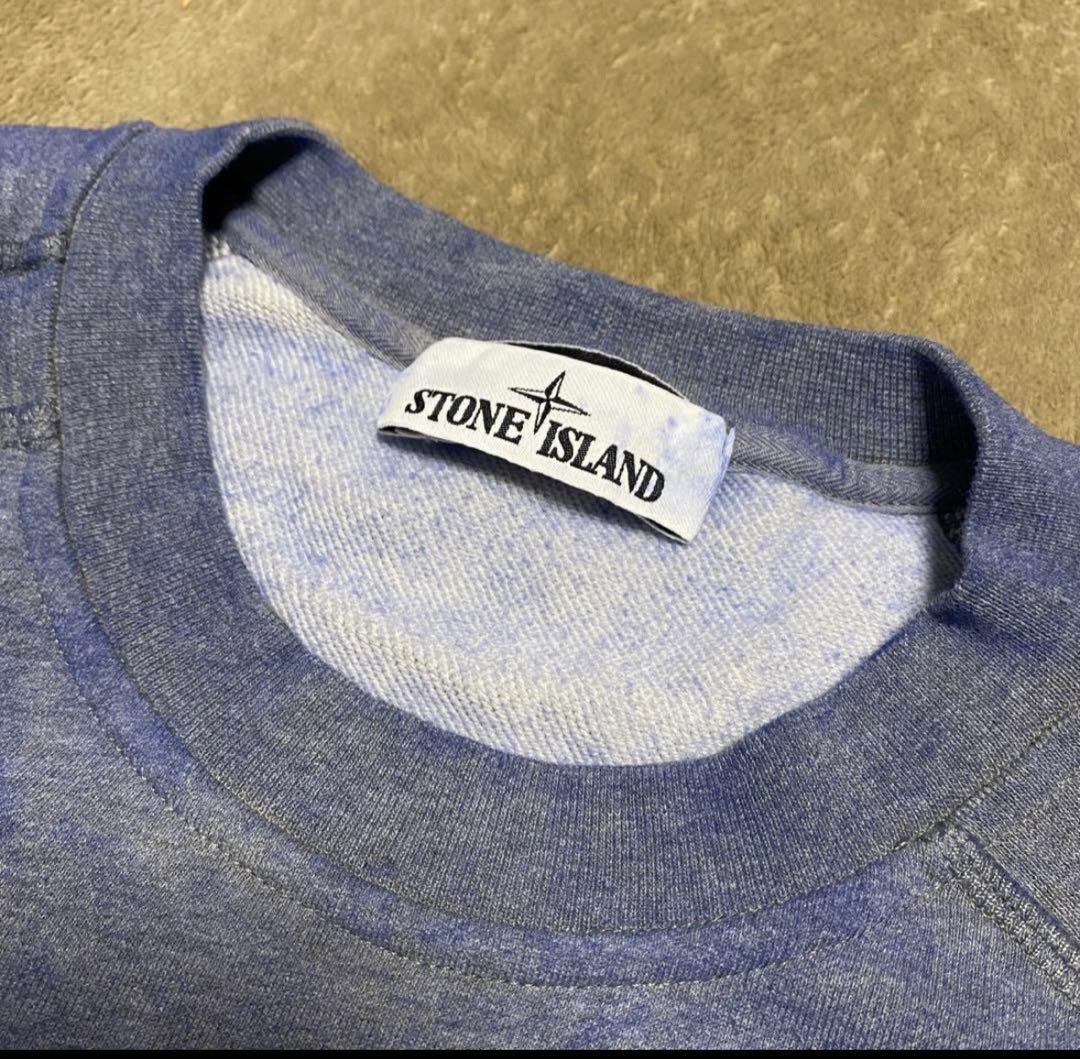 STONE  ダストスウェット 青