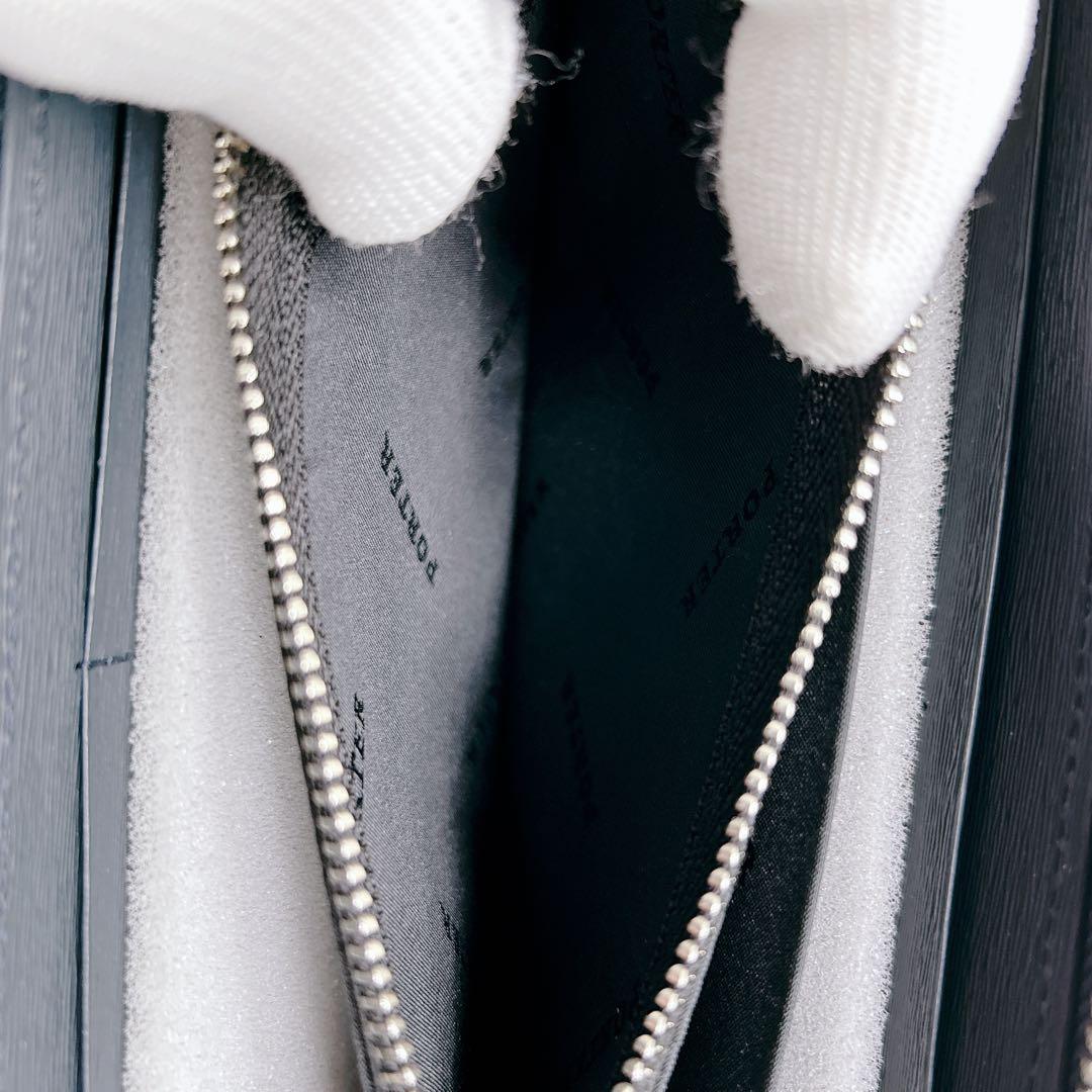 未使用品✨PORTER ポーター カレント 長財布 L字 ファスナー ネイビー