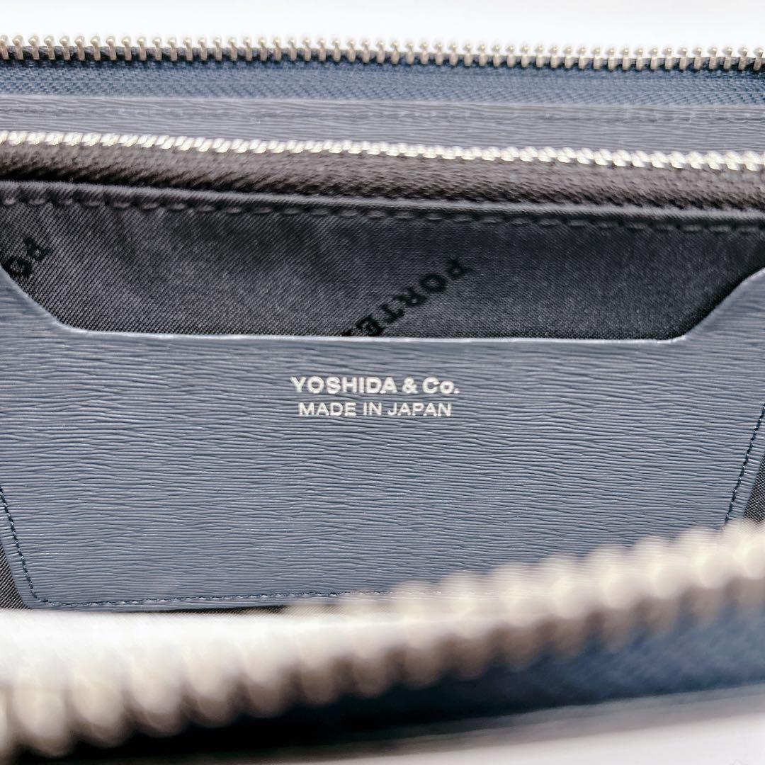 未使用品✨PORTER ポーター カレント 長財布 L字 ファスナー ネイビー