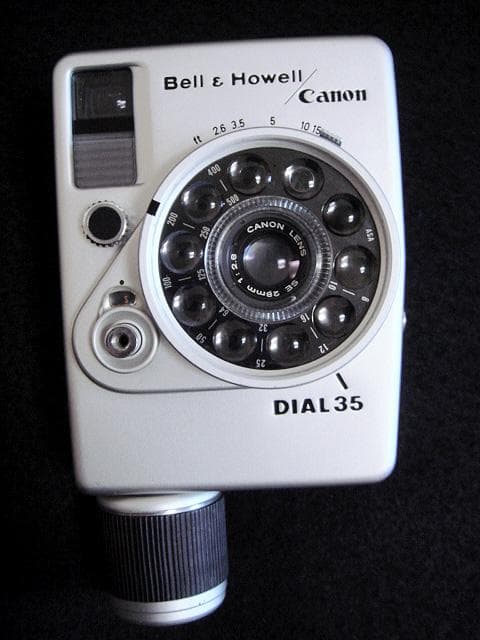 ベル & ハウエル キヤノン ダイヤル35 bell canon dial 35