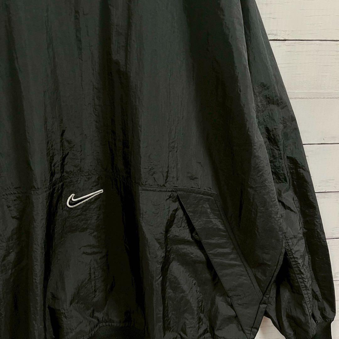 1【希少XXL】ナイキ☆銀タグ Vネック ナイロン プルオーバー☆7419