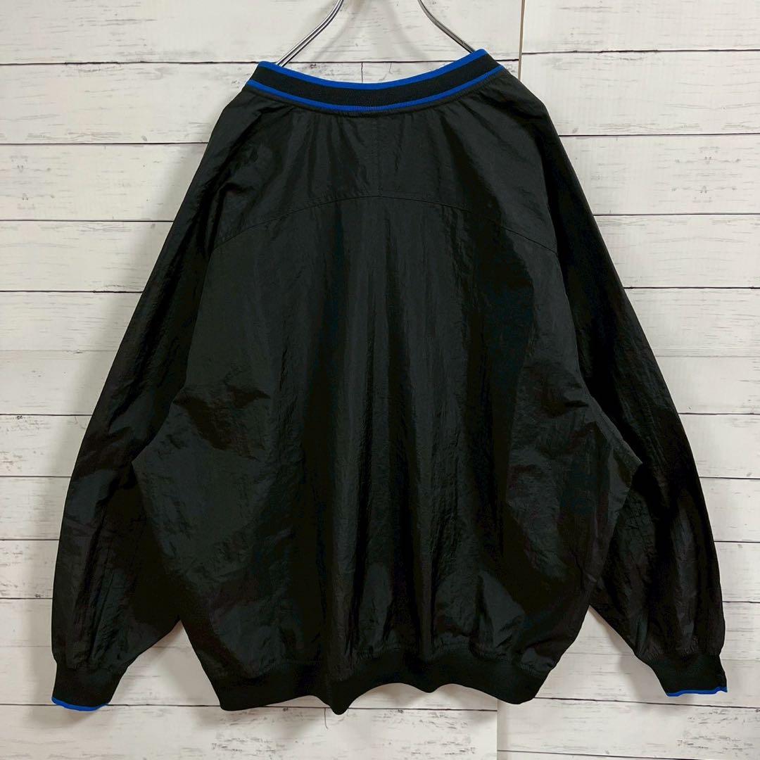 1【希少XXL】ナイキ☆銀タグ Vネック ナイロン プルオーバー☆7419