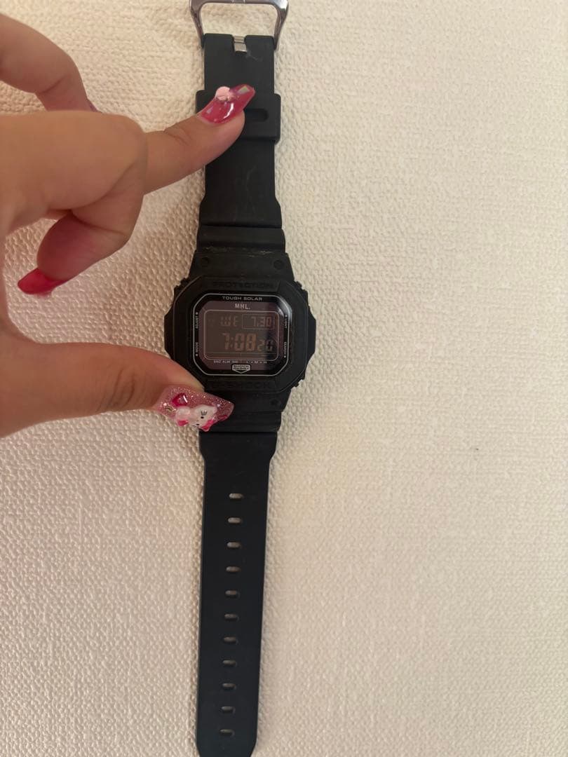 MHL ソーラー駆動 ブラック デジタル腕時計