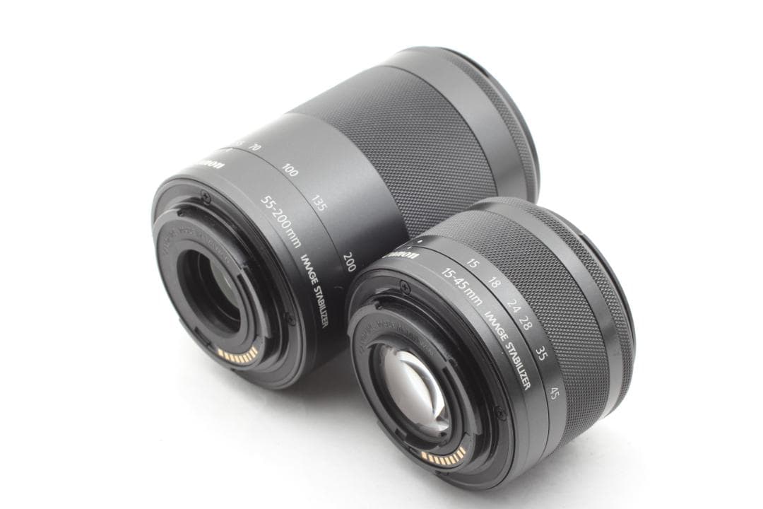 CANON EOS M6 シルバー 15-45 55-200mm デジタルカメラ