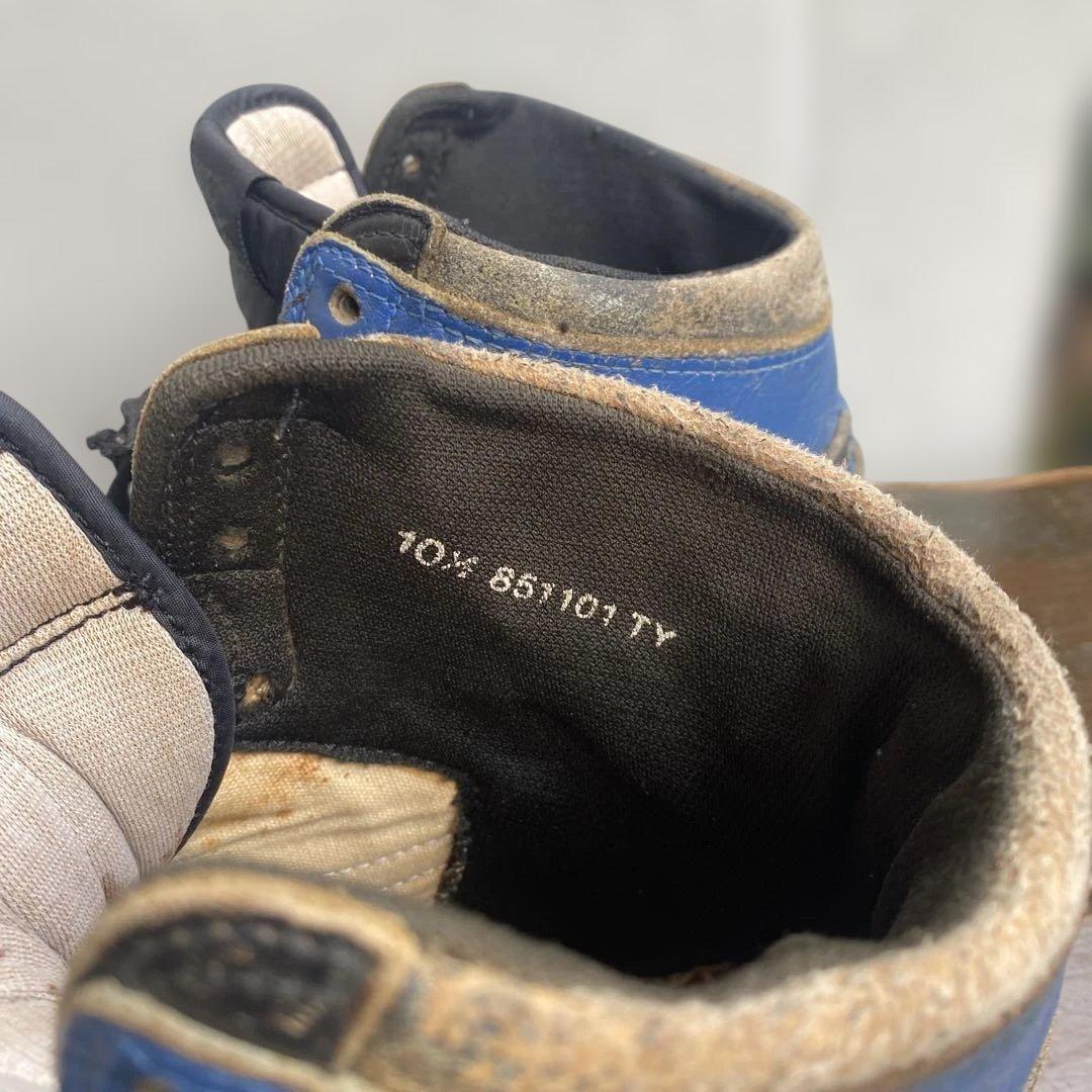 Nike Air Jordan オリジナル　ブラック/ブルー US10.5