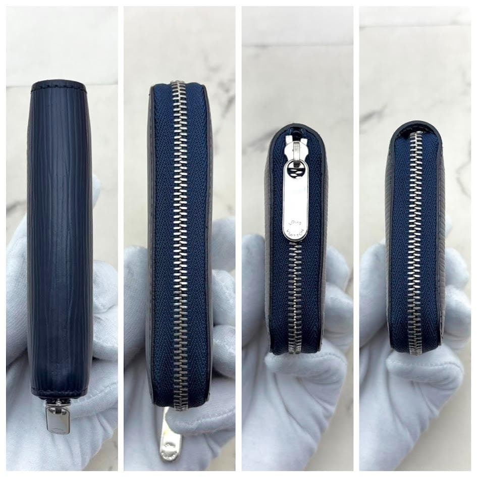 【極美品】ルイヴィトン　エピ　ジッピーパース 　ネイビー