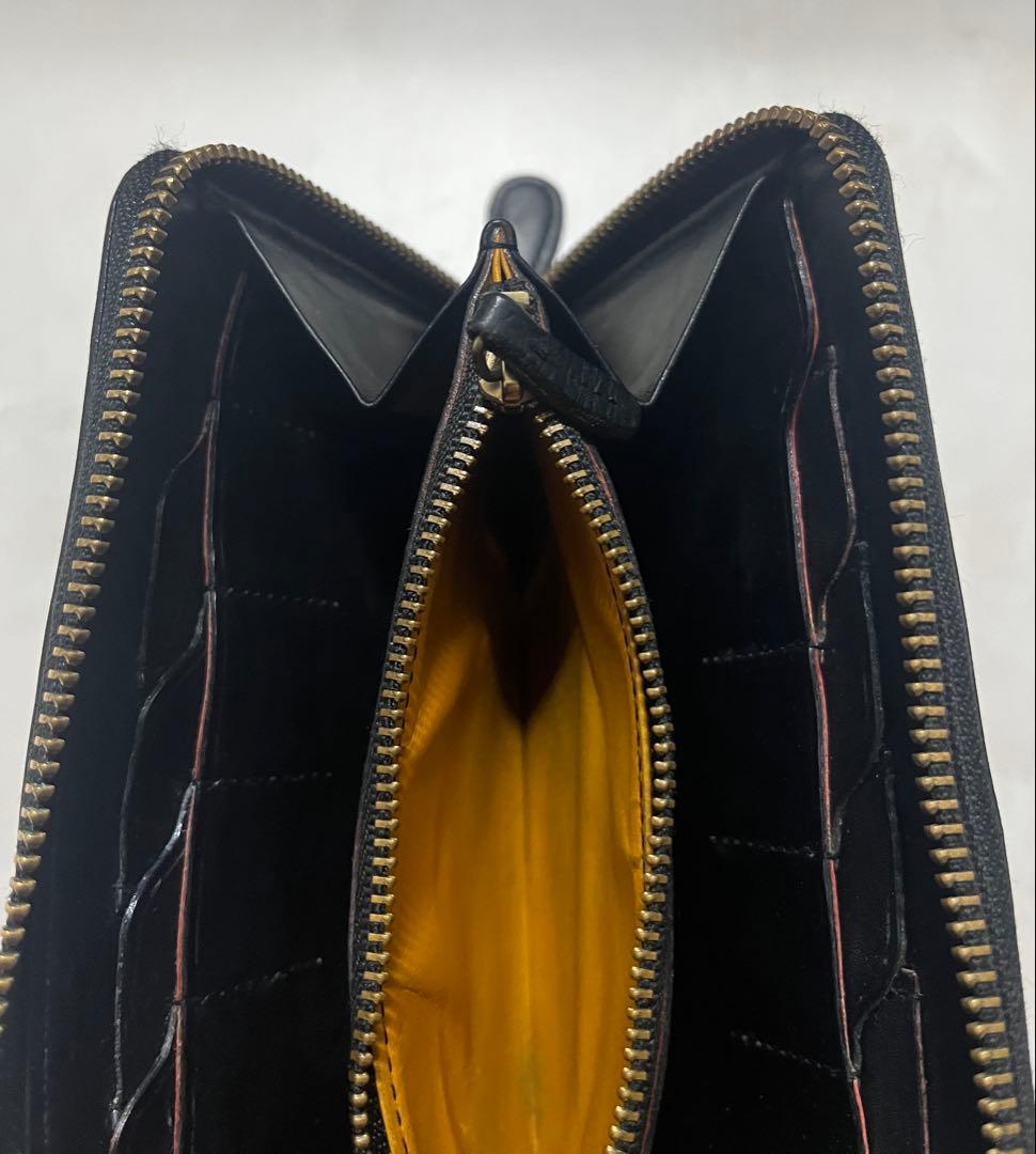 【GANZO】 ガンゾ GUD2 ラウンドファスナー長財布/ブラック