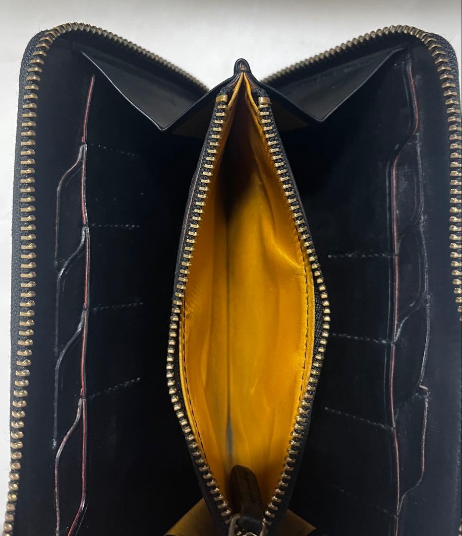 【GANZO】 ガンゾ GUD2 ラウンドファスナー長財布/ブラック