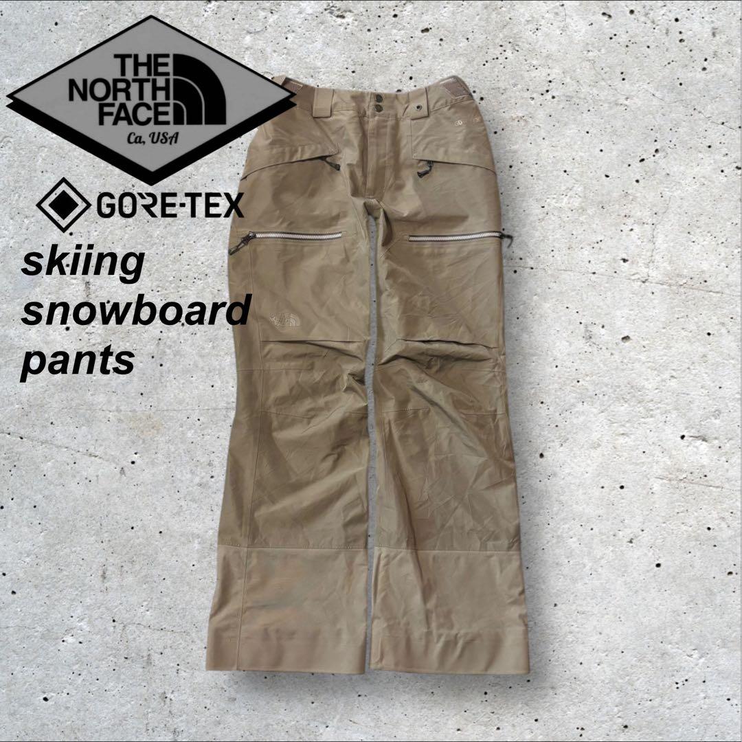 〈ザ・ノースフェイス〉スキー　スノボーパンツ　Sチャコールグレー　ゴアテックスk