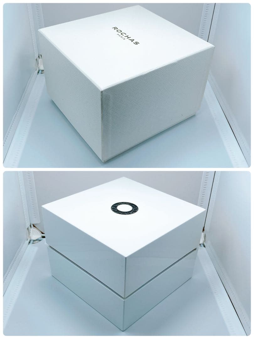 235ROCHAS ロシャス　ラウンド　ダイヤ　ゴールド　腕時計　美品