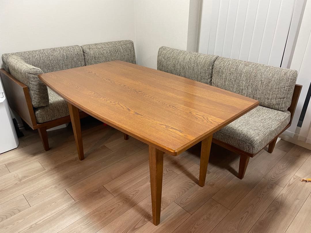 【miya】unico/WICK ダイニングソファ(アームベンチのみ）