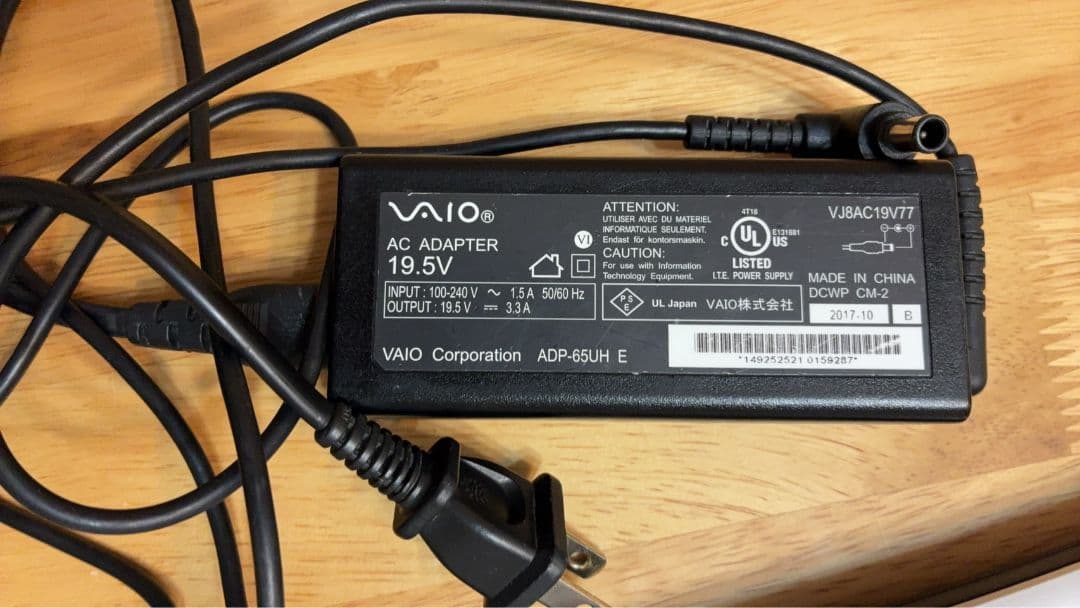 vaio VJPH11C11N I3-7100H SSD128GB メモリ8GB