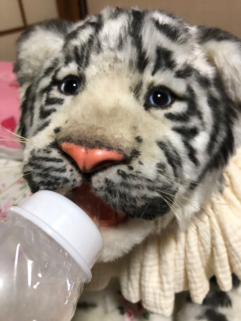 ホワイトタイガー ぬいぐるみ⭐️リボーンドール⭐️海外作家