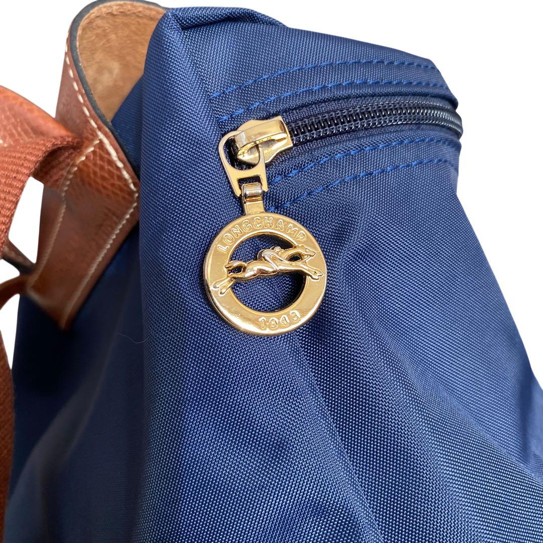 LONGCHAMP ロンシャン【美品】プリアージュ ナイロン＆レザーリュック