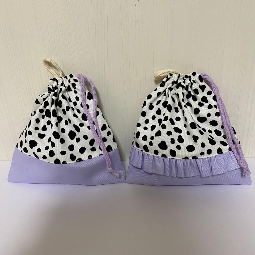 さっちゃん様　ダルメシアン✖︎パープル入園入学準備７点セット