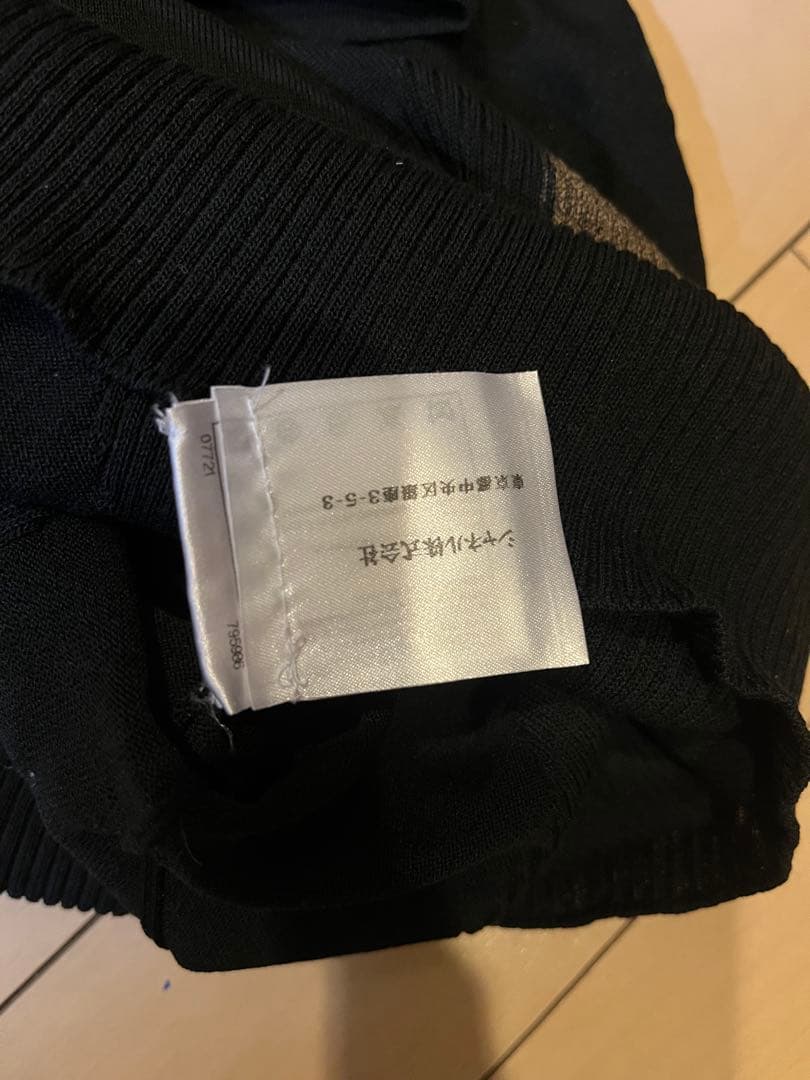 正規品　CHANEL ブラック 半袖 トップス　サマーニット