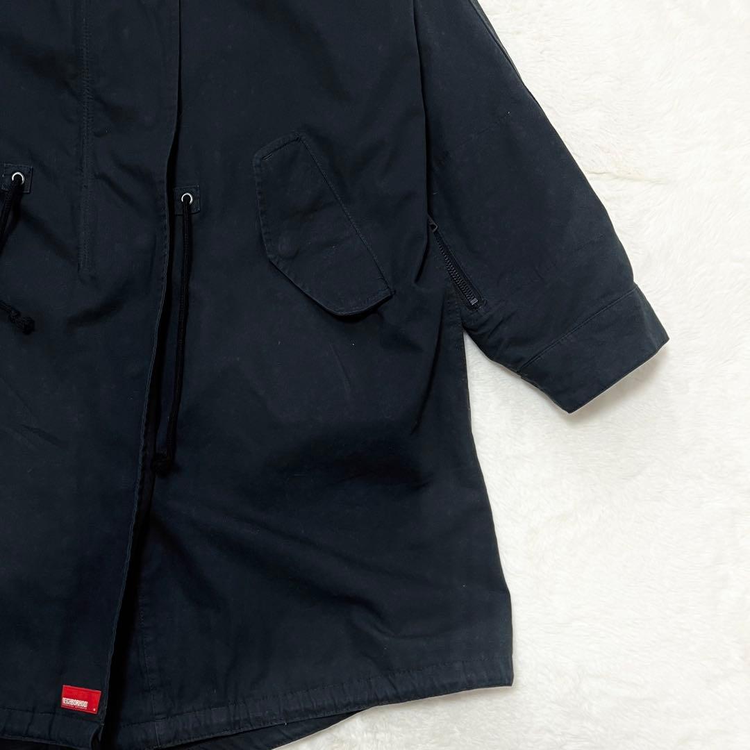 【にや】ネイバーフッド✨️10周年記念　モッズコート　ファー　取り外しフード