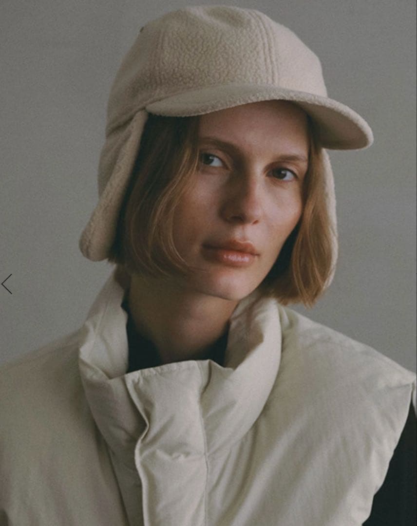 Marmot×ETRE TOKYOボアフリースキャップ ホワイト