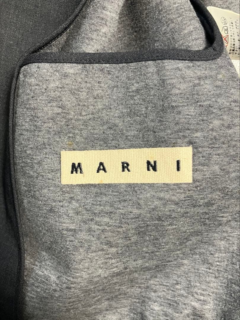 MARNI マルニ 比翼ジャケット ブルゾン バージーンウール サイズ44