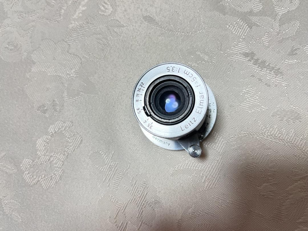 Leica Ⅲa 1936年　Elmar 50mm F3.5と純正キャップ　希少