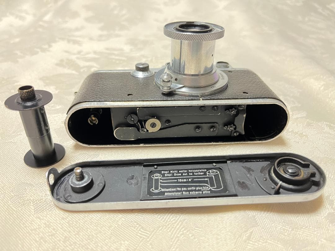 Leica Ⅲa 1936年　Elmar 50mm F3.5と純正キャップ　希少