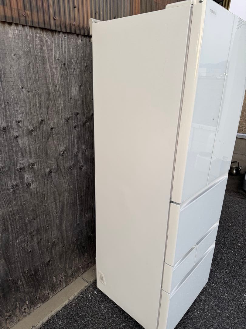 奈良発 訳あり 2021年製 6ドア フレンチドア冷蔵庫 東芝 460L