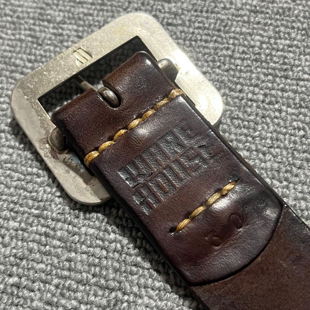 warehouse ウエアハウス 本革 レザー ギャリソン ベルト 無地 旧ロゴ