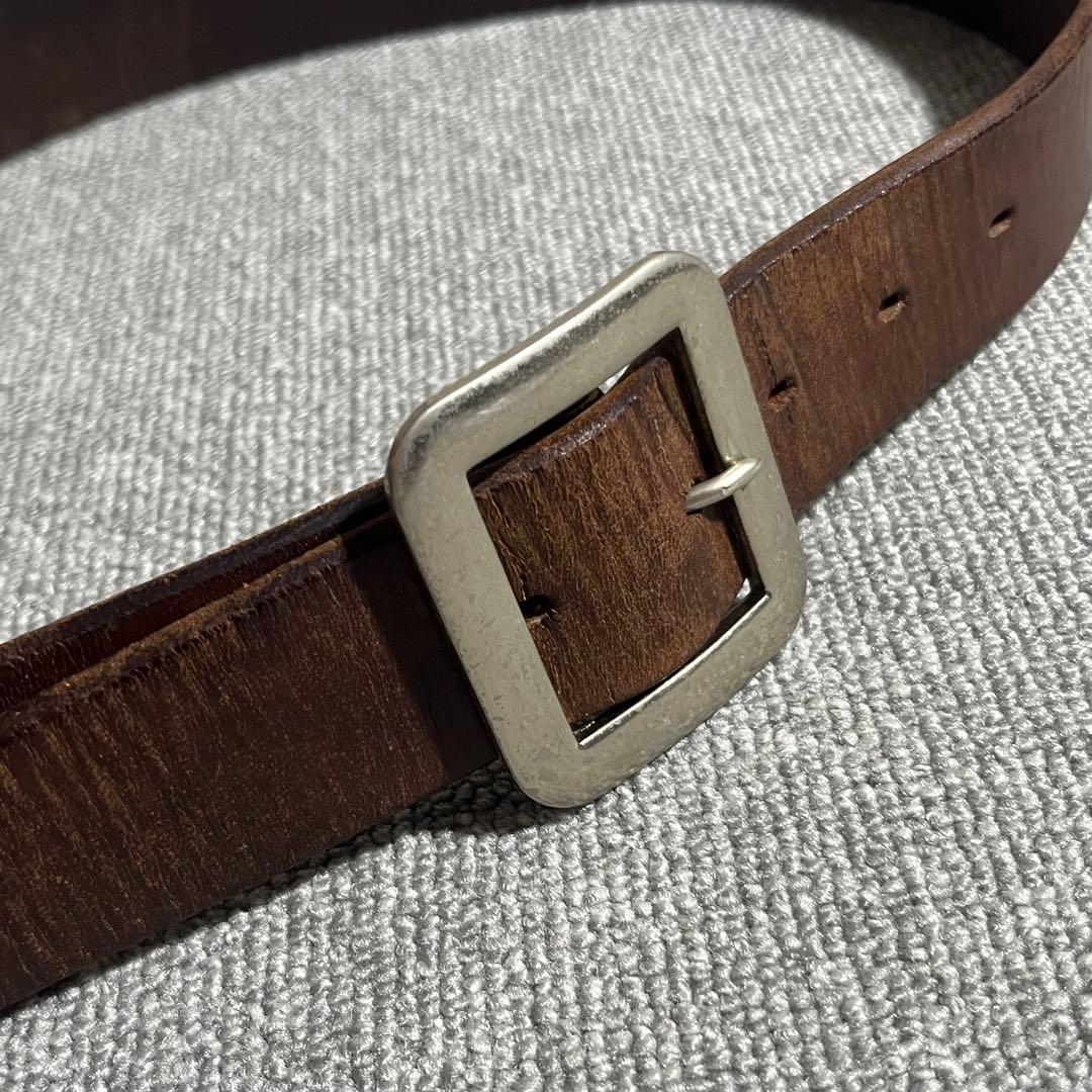 warehouse ウエアハウス 本革 レザー ギャリソン ベルト 無地 旧ロゴ