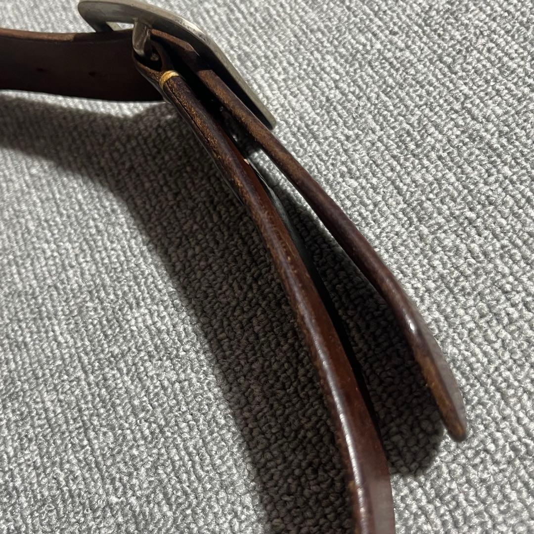 warehouse ウエアハウス 本革 レザー ギャリソン ベルト 無地 旧ロゴ